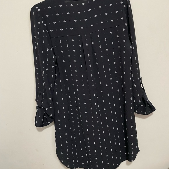 Mine Black and White Patterned Women's Tunic - Picture 2 of 2